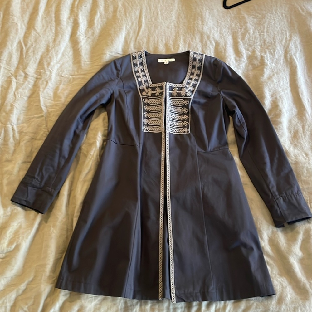 CAbi Embellished Beaded Long Black Jacket “Turkish Delight”